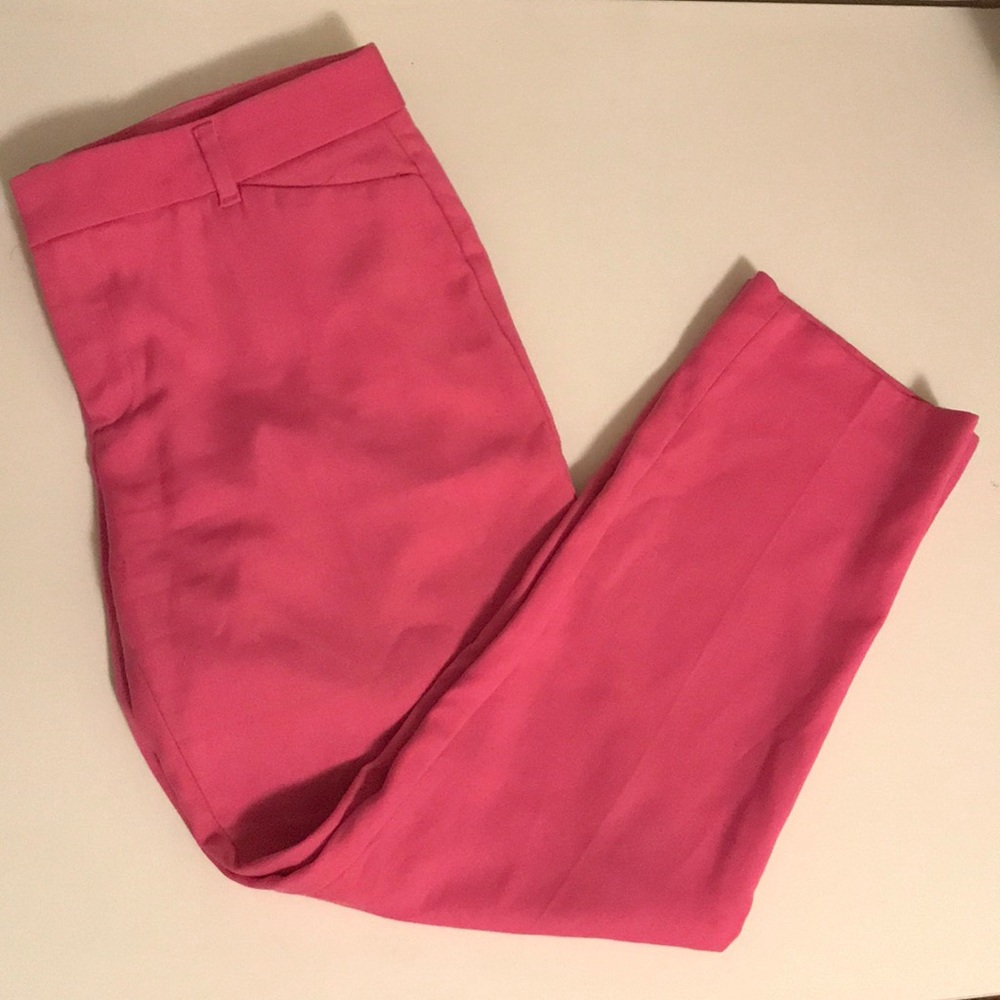 GAP Pink slim cropped pants